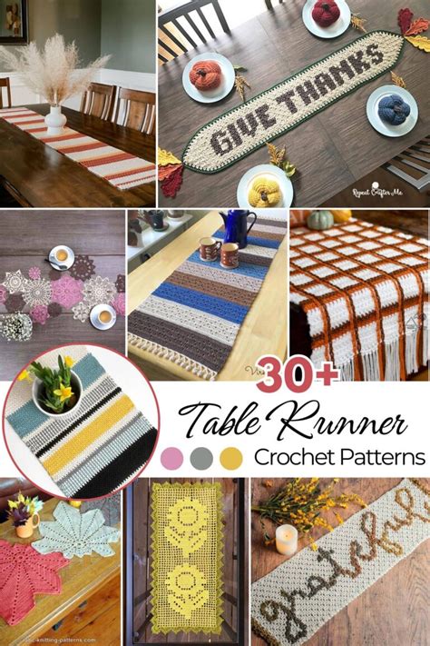 Crochet Table Runner Free Instructions 的图像结果