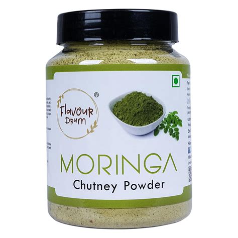 Flavour Drum Moringa Chutney Powder, 200 g - Podi | Healthy | Fresh and ...