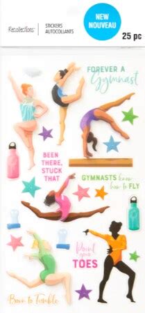 Recollections Gymnastics Dimensional Stickers | Michaels
