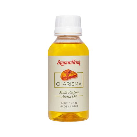 Sugandhim Multipurpose Aroma Oil Charisma, 1 x 100ml, Natural Oil ...