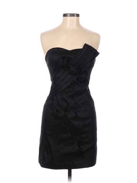 Romeo & Juliet Couture Women Black Cocktail Dress M - Gem
