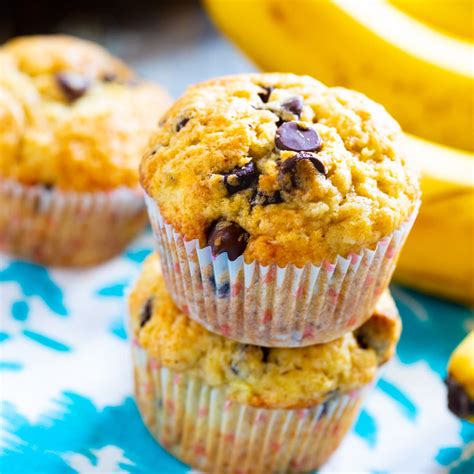 Banana Chocolate Chip Muffins - Spicy Southern Kitchen