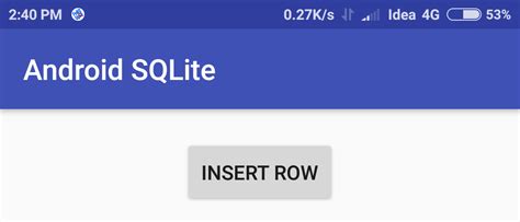 Insert Data into Database with Android Studio 的图像结果
