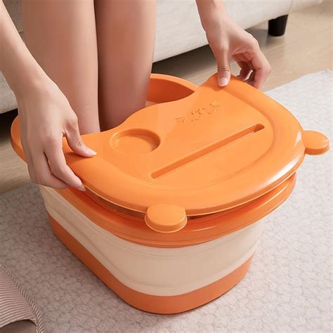 DERIKO Collapsible Foot Soaking Tub - Portable Pedicure Foot Spa Tub ...