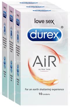 Durex Air Ultra Thin Condom 30 - Uses, Side Effects, Dosage, Price ...