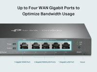 TP-Link ER605 (TL-R605) Omada Gigabit Router 0 GHz 1000 Mbps Wifi Speed ...