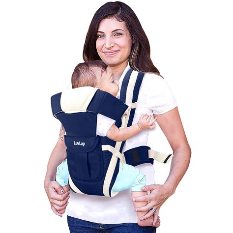 LuvLap Elegant Baby Carrier with 4 carry positions, Baby carrier for 4 ...