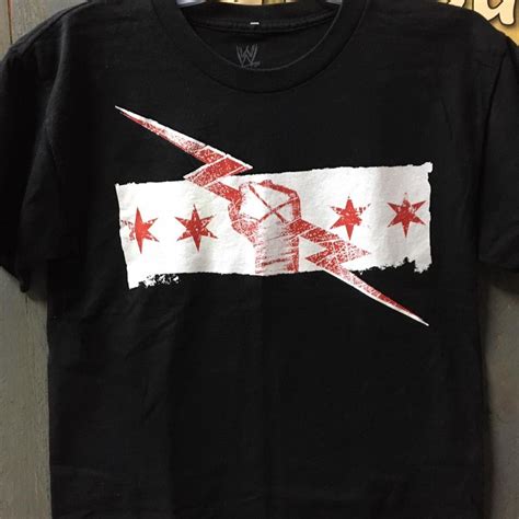 WWE CM Punk shirt YL ex cond’t #cmpunk #wwf #aew... - Depop