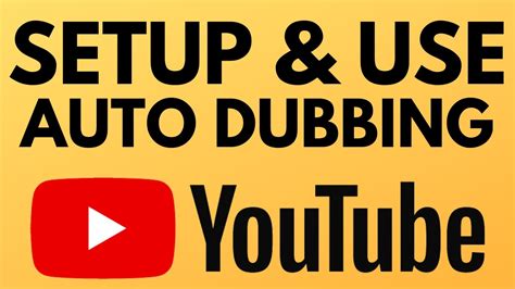 How to Use Auto Dubbing on YouTube - Enable YouTube Automatic Dubbing ...