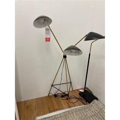 West Elm New Curvilinear Mid Century Floor Lamp - AptDeco