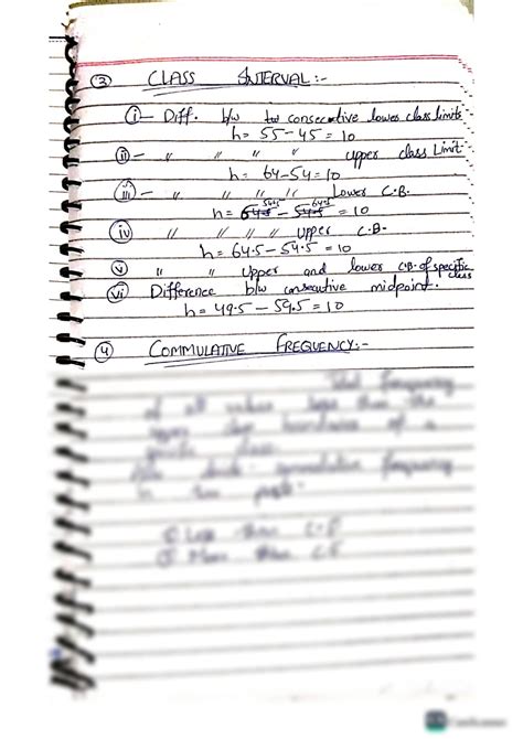 SOLUTION: Class boundaries class mark class interval etc - Studypool