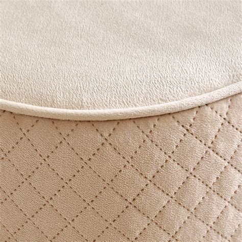 Buy Murphy Plus Fabric Ottoman - Beige from Home Centre at just INR 1999.0