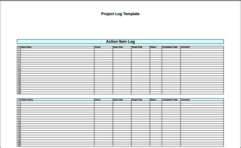 Image result for Open Project Log