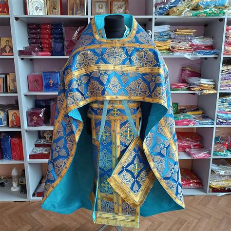 Облачение для священника из парчи (цвет разный) длина 149 см: продажа ...
