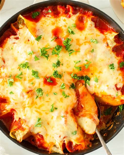 Lasagna Stuffed Shells | Little Bitta Kitchen
