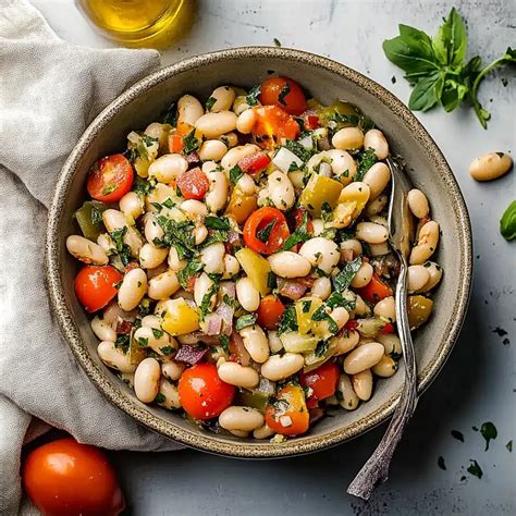 Irresistible Italian White Bean Salad – Quick & Delicious