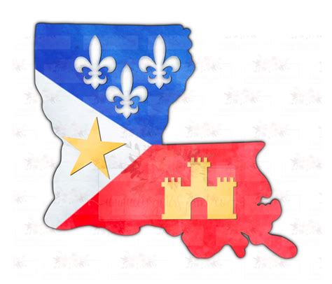 Acadian Flag Louisiana | Lafayette LA | Acadiana | Louisiana | Cajun ...