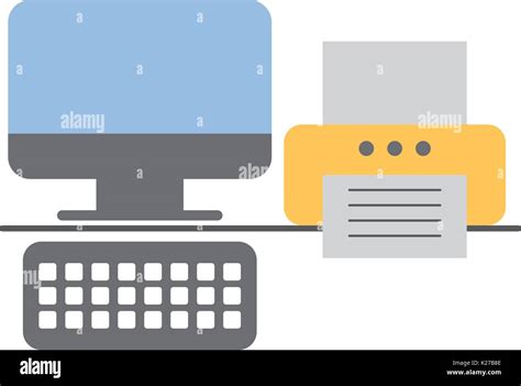 Image result for Working Computer with Printer