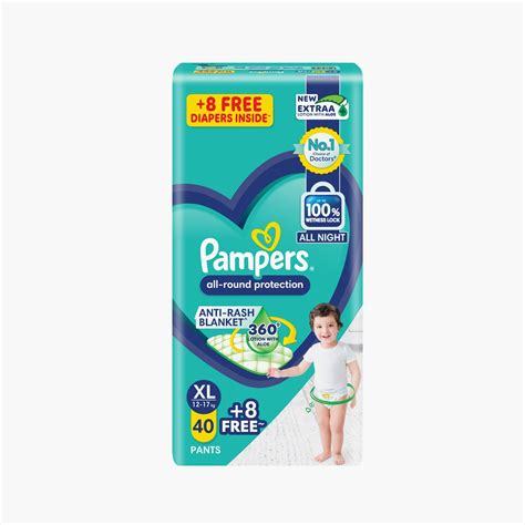 Buy Pampers All-Round Protection Diaper Pants - Size XL - 40 Pcs from ...
