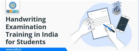 Handwriting Examination Training in India for Students
