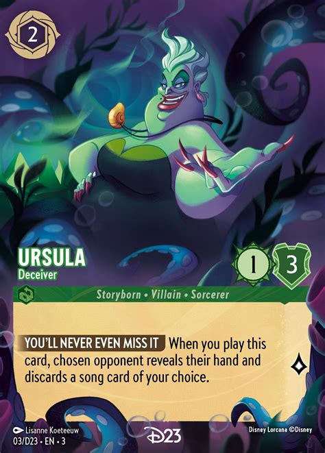 Ursula #003 - Promo Card List - Disney Lorcana - DigitalTQ