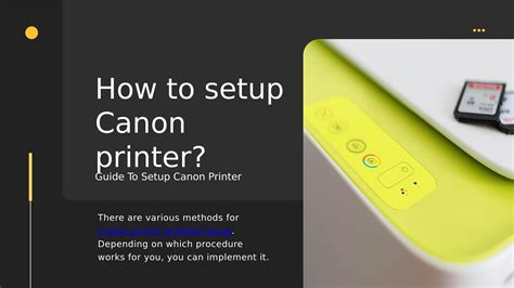 Image result for Canon Printer Computer Setup