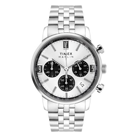 Marlin Chronograph Tachymeter 42mm Stainless Steel Bracelet Watch