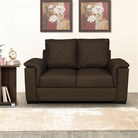 Buy Lupin Fabric 2-Seater Sofa - Brown from Home Centre at just INR 38200.0