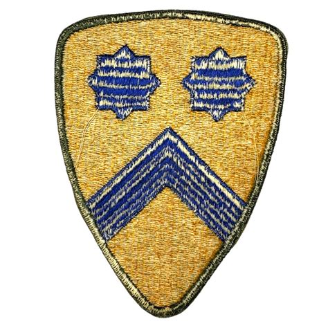 Original WWII US 2nd Cavalry Division patch - Oorlogsspullen.nl ...