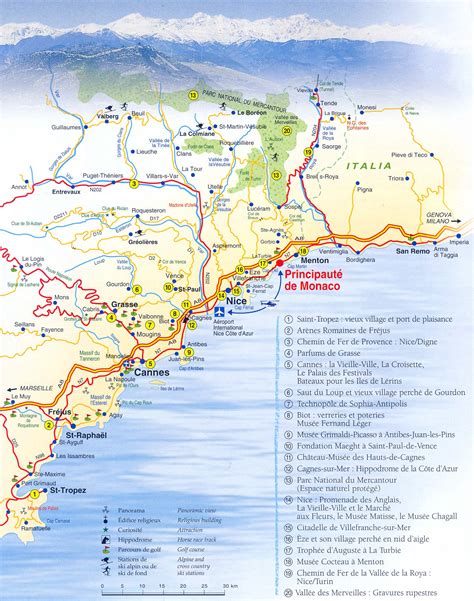 Map Of French Riviera