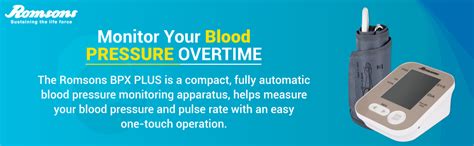 Romsons BPX Plus - Fully Automatic Digital Blood Pressure BP Monitor ...
