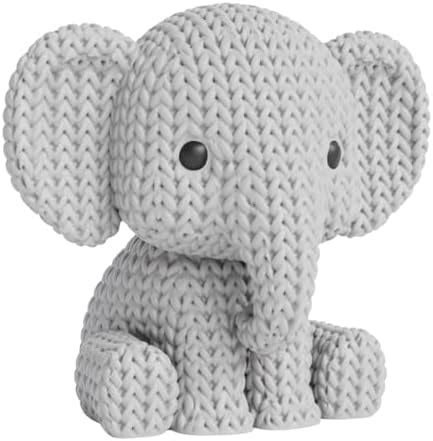 HICHISO - ELOO The Knitted Elephant Desk Buddy | Cute Desk Buddy for ...