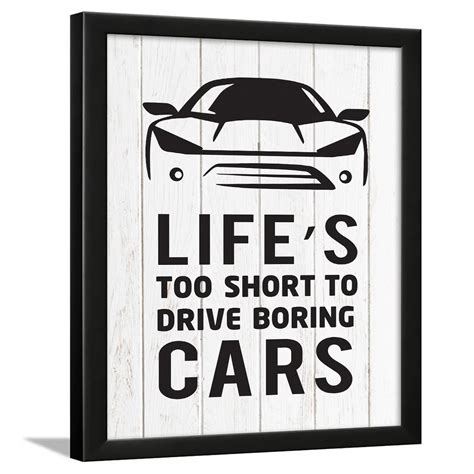 Chaka Chaundh - Car Quotes Wall Frames - Car Wall Framed Poster Décor ...