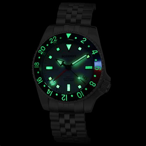 ADMIRAL GMT - 200M Waterproof Titanium Automatic Diver Watch | White ...