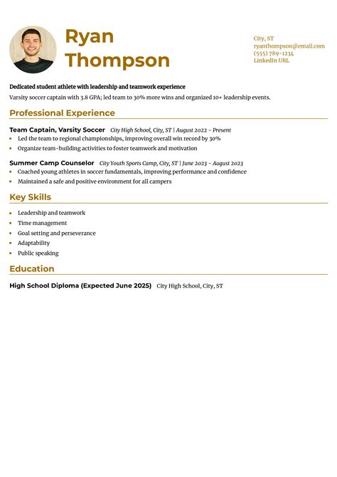 Image result for Sample Student Resume Examples