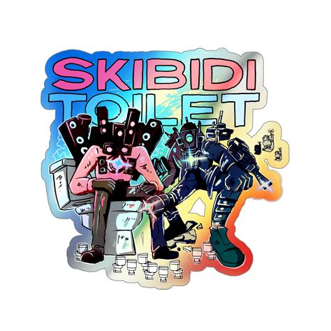 Buy SKIBIDI TOILET™ RNB Juice Holographic Sticker - Titan Cameraman x ...