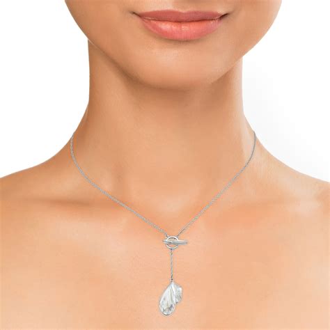 Silver Pearl Pendant And Chain