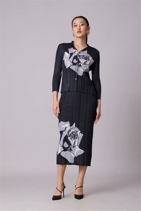 Buy Rosie Designer Black Skirt Set for Women