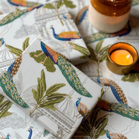 Dance of Peacock Gift Wrapping Paper – Shop Bestories