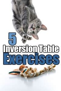 5 Inversion Table Exercises