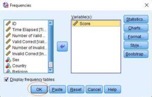Image result for SPSS Frequency Distribution with Continuous and Discrete Variables Example