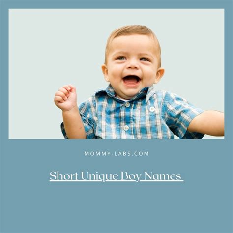 Unique Short Boy Middle Names at Ozell Lavigne blog
