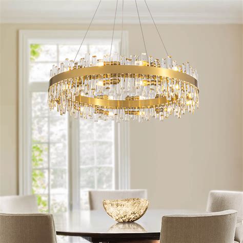 Modern Luxury Gold Crystal Chandelier | Sofary Lighting