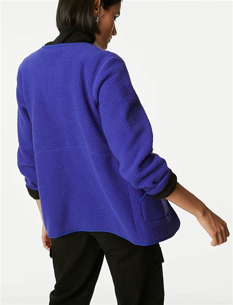 Buy Fleece Zip Up Jacket at Marks & Spencer