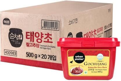 urban platter Classic Korean Gochujang, 500g [Pack of 20} Price in ...