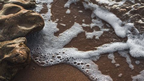 Wallpaper coast, rocks, foam, sea, surf hd, picture, image