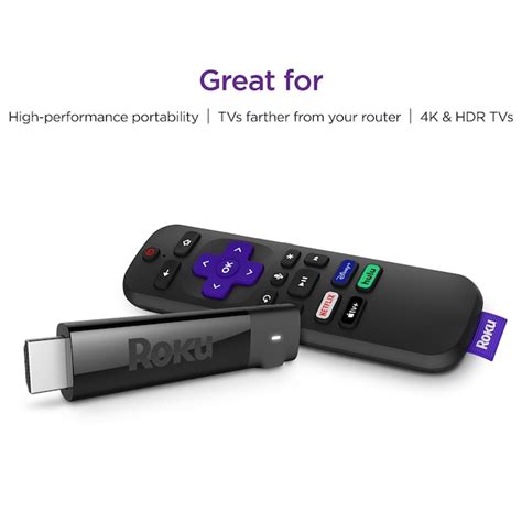 Roku Streaming Stick+ 4K/HD/HDR Streaming Device with Remote Control ...