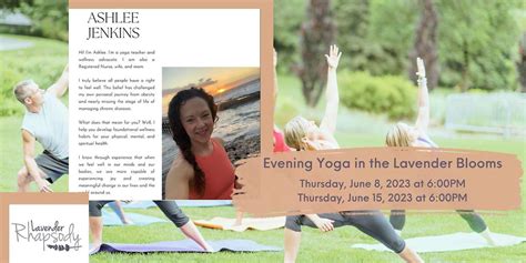Evening Yoga in the Lavender Field, 1439 Hwy Nn, Bland, 15 June 2023 ...
