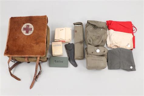 ratisbon's | Wehrmacht medical pack (Tornister) with contents ...
