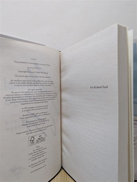 The Nickel Boys (Signed First Edition) von Whitehead, Colson: Fine ...